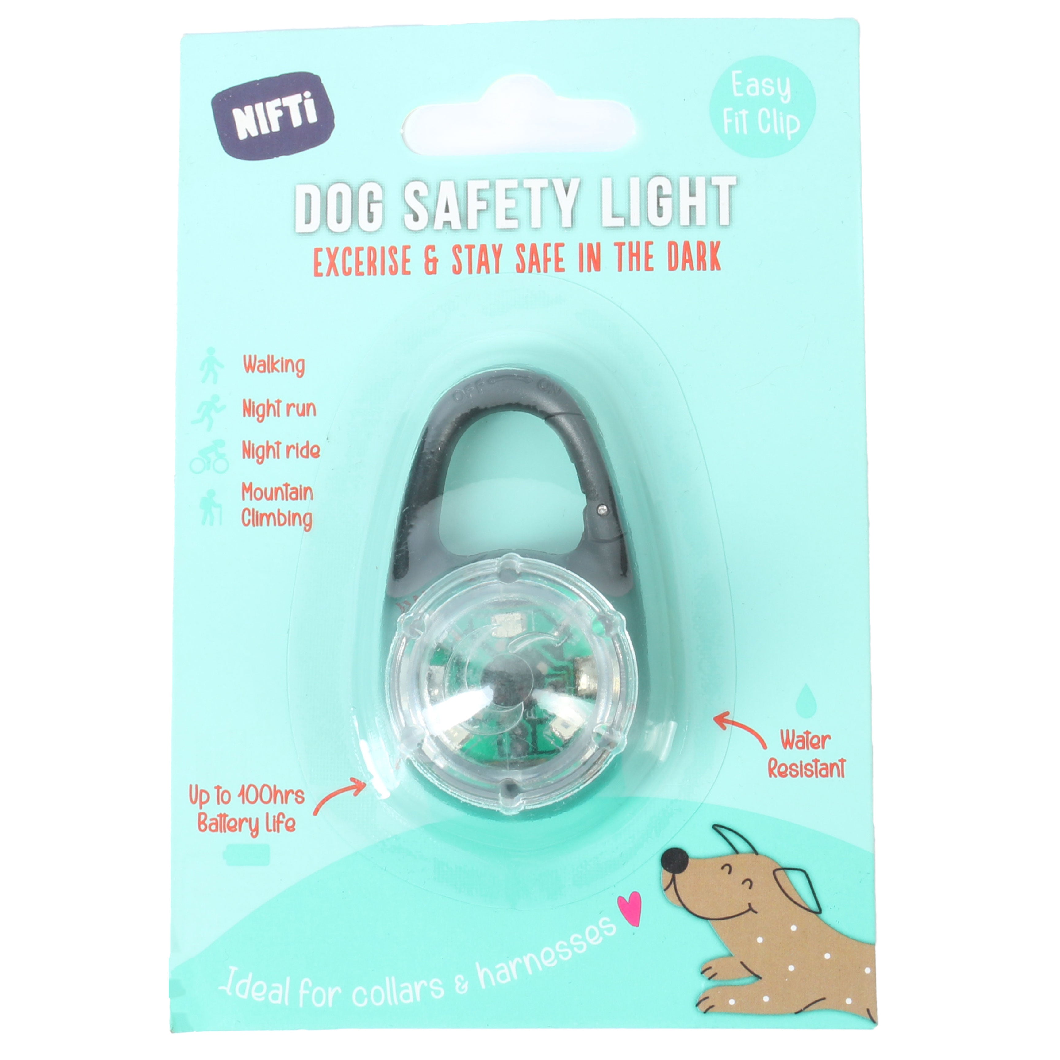 Dog walking safety clearance lights