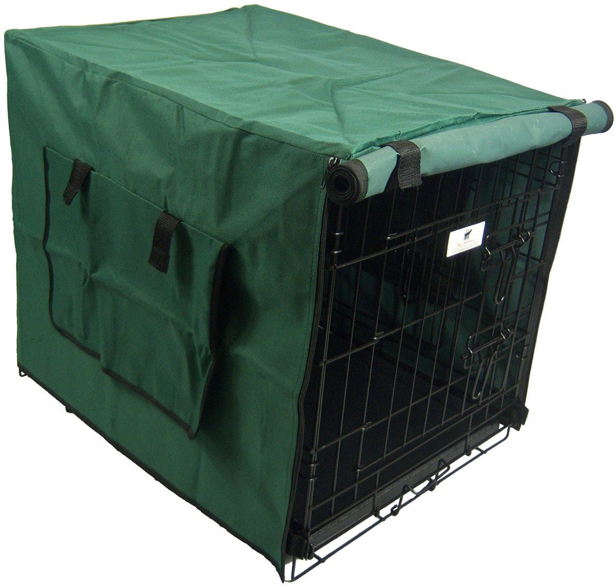 Green store dog crate