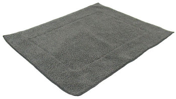 Grey Fleece Dog Crate Mat