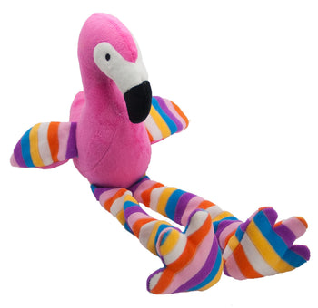 Dog Life Florence Flamingo Club Tropicana Plush Dog Toy